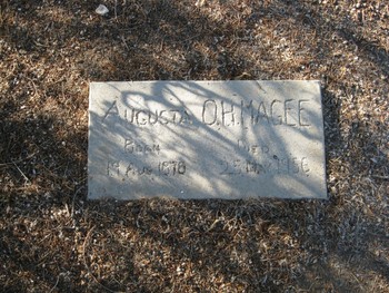 Magee,   Augusta Otilda gravesite