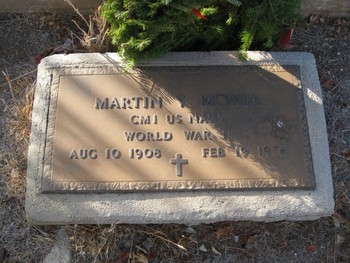 Monia,   Martin Vincent gravesite