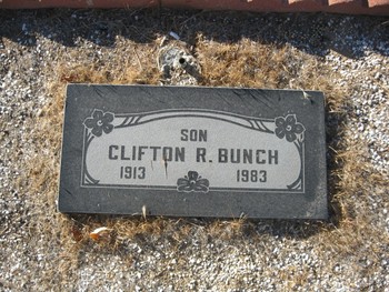 Bunch,   Clifton Russell gravesite