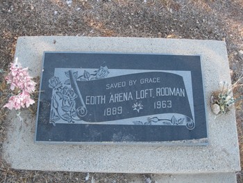 Rodman,   Edith Arena gravesite