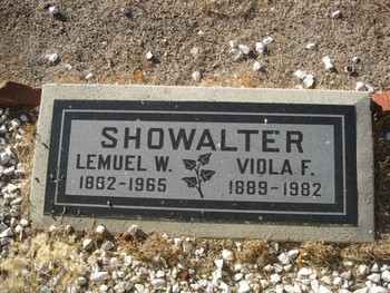 Showalter,   Lemuel W gravesite