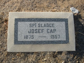 Cap,   Josef gravesite
