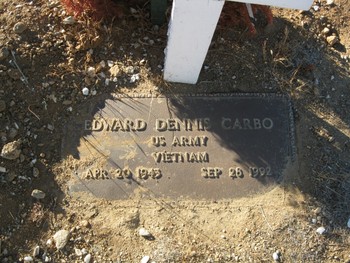 Carbo,   Edward Dennis gravesite