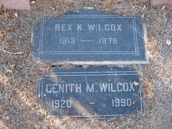 Wilcox,   Rex Kenneth gravesite