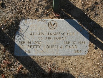 Carr,   Betty Louella gravesite