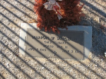 Wright, Marion Wesley gravesite