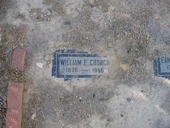 Church,   William E. gravesite
