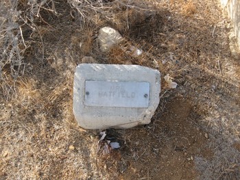 Hatfield,   Mrs gravesite