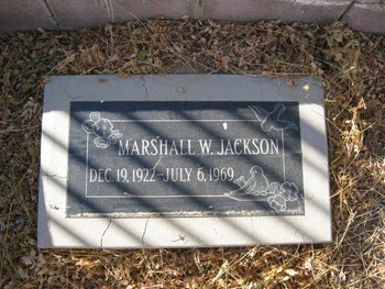 Jackson,   Marshall W gravesite