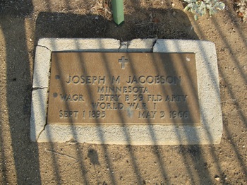 Jacobson,   Joseph Morris gravesite