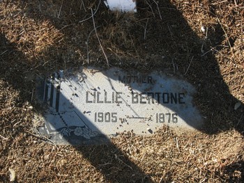 Bertoni,   Lillie I. gravesite